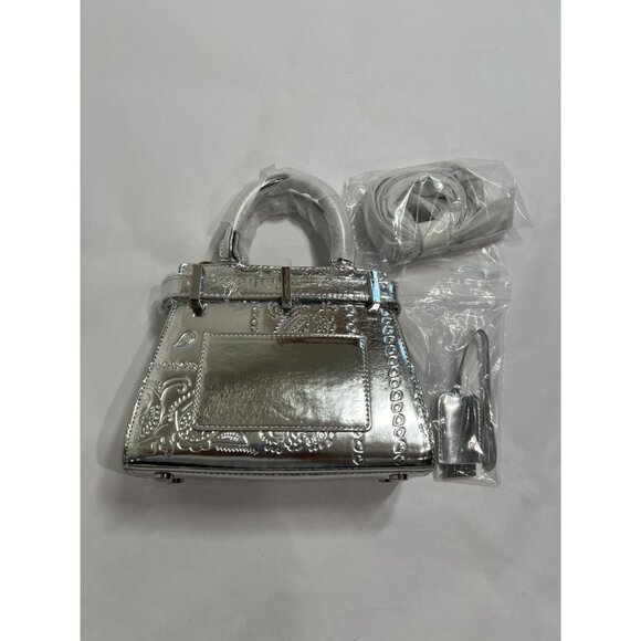 NDG 200MM Bag in Silver Paisley - Picture 4 of 5